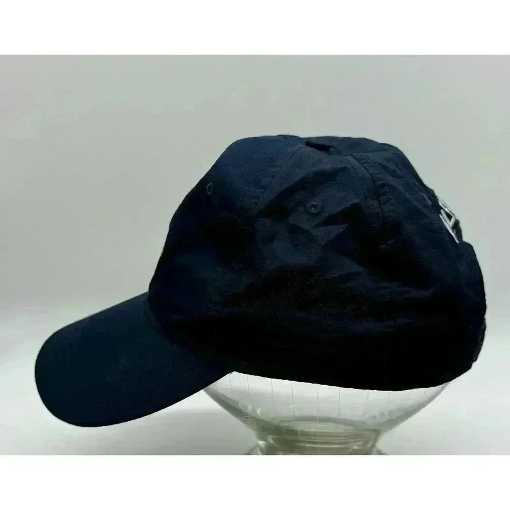 Tommy Hilfiger Logo Men’s OSFM Hat Baseball Cap Navy Blue‎ Adjustable Hook Loop